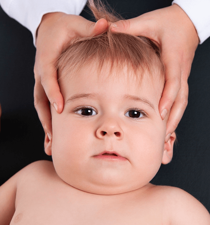 bébé traitement ostéopathie 